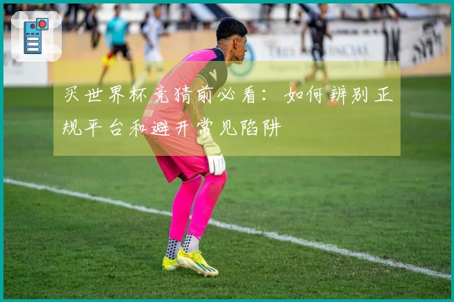 买世界杯竞猜前必看：如何辨别正规平台和避开常见陷阱
